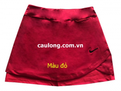Váy Cầu Lông Nike 7428 Màu Đỏ ( Thun 4 chiều )