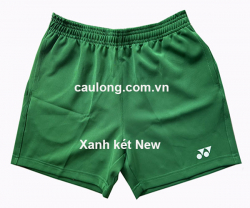Quần Short Cầu Lông Nam Yonex Logo Xanh Két New