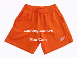 Quần Short Cầu Lông Nam Yonex Logo Màu Cam