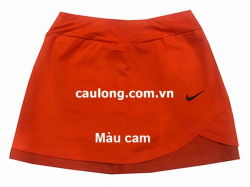 Váy Cầu Lông Nike 7428 Màu Cam (Thun 4 chiều)