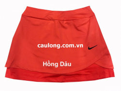 Váy Cầu Lông Nike 7428 Hồng Dâu New (Thun 4 chiều)