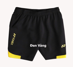 Quần Short Cầu Lông Nữ Yonex KPRO67B Đen Vàng