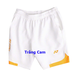 Quần Short Cầu Lông Nam Yonex KPRO67A Trắng Cam