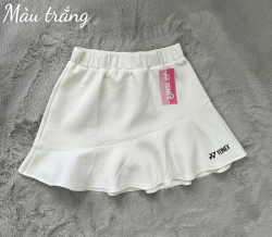 Váy Cầu Lông Yonex 668X Xòe Màu Trắng